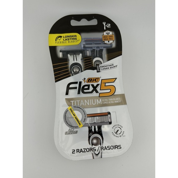 BIC Flex 5 Disposable Men's‎ Razors (Pack of 2) - Picture 1 of 2
